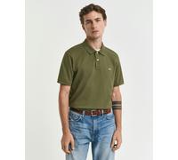 Gant Shield Pique Polo Moss Green