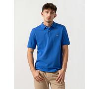 GANT Mens Regular Fit Short Sleeve Shield Logo Pique Polo - 417 Royal Blue - 417 Royal Blue - M