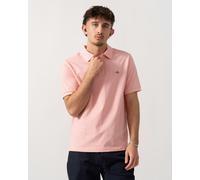 GANT Mens Regular Fit Short Sleeve Shield Logo Pique Polo - 671 Bubbelgum Pink - 671 Bubblegum Pink - M