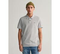 Gant Reg Shield Short Sleeve Polo Grey M Men