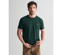 Gant 2003184 Regular Fit Short Sleeve T-shirt Green XL Man