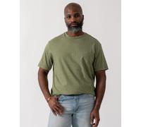 GANT Mens Regular Fit Short Sleeve Shield Logo T-Shirt - 391 Dark Cactus Melange