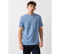GANT Mens Regular Fit Short Sleeve Shield Logo T-Shirt - 430 Faded Denim