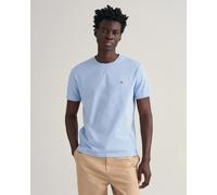 GANT Men's REG Shield SS T-Shirt, Capri Blue, 5XL