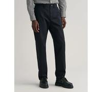 Men's GANT Mens Regular Fit Twill Chinos - Black - Size: W38 l30