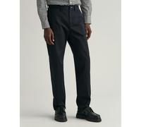 GANT Mens Regular Fit Twill Chinos - 5 Black - 5 Black - W36 L32