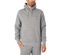 GANT Men's Regular Hoodie, Grey Melange, Grey Mix, M