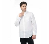 GANT Men's Regular Linen Shirt - White - Size: 40/Regular