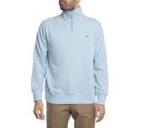 GANT Men's Regular Shield 1/4 Zip Sweatshirt, Fresh Blue, XXL