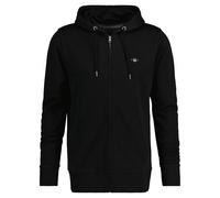 GANT Mens Regular Shield Full Zip Hoodie Sweat Jacket, Hood, Cotton Blend