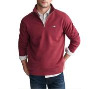 GANT Mens Regular Shield Half Zip Sweatshirt Plumped Red