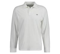 GANT Mens Regular Shield Longsleeve Pique Rugger Polo Shirt, Logo, 100% Cotton