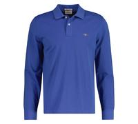 GANT Mens Regular Shield Longsleeve Pique Rugger Polo Shirt, Logo, 100% Cotton
