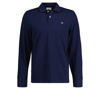 GANT Mens Regular Shield Longsleeve Pique Rugger Polo Shirt, Logo, 100% Cotton