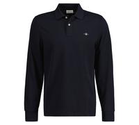 GANT Mens Regular Shield Longsleeve Pique Rugger Polo Shirt, Logo, 100% Cotton
