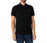 GANT Men's Reg Shield SS Pique Polo Shirt, Black, 3XL