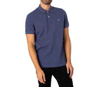GANT Men's Reg Shield SS Pique Polo Shirt, Dark Denim Blue Melange, XL