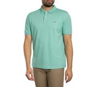 Regular Shield Pique Polo Shirt Muted Turquoise M