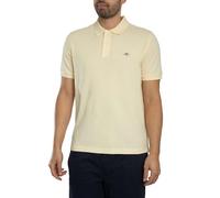 GANT Regular Shield Pique Polo Shirt, Vanilla Yellow - XL