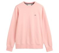 GANT Mens Regular Fit Shield Logo Crew Neck Sweatshirt - 671 Bubblegum Pink - 671 Bubblegum Pink - M