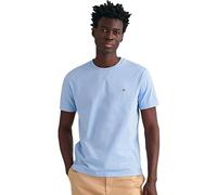 Gant Mens Regular Fit Short Sleeve Shield Logo T-Shirt - Blue Cotton - Size 3XL