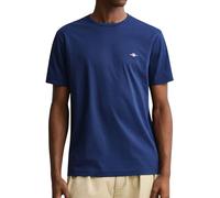 GANT Men's Regular Shield T-Shirt, Ceramic Grey