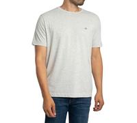 GANT Men's Regular Shield T-Shirt, Cloud Grey Melange, XL