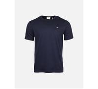 GANT Mens Shield Short Sleeve T-Shirt - Navy 433 - S