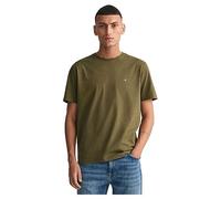 GANT Men's Regular Shield T-Shirt, Juniper Green, L