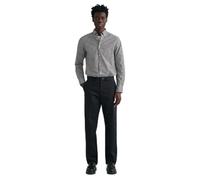 GANT Men's Regular Twill Chinos Classic Trousers, Black, 36 W/30 L