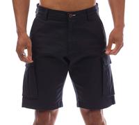 Gant Mens Relaxed Fit Twill Cargo Shorts in Navy Cotton - Size 33 Regular