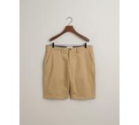 Gant Mens Relaxed Twill Shorts - Khaki - Size 38 (Waist)