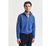 Men's GANT Mens Regular Fit Shield Logo Half Zip Sweatshirt - Blue - Size: 38/Regular