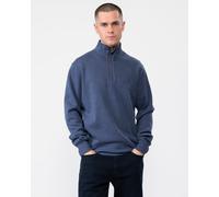 Gant D1.sacker Rib Half Zip Dark Jeans Blue Melange Size: SIZE XL