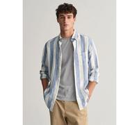 GANT Mens Salty Sea Bold Stripe Linen Shirt