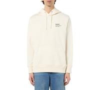 GANT Men's Script Graphic Sweat Hoodie Hooded Sweatshirt, Cream, M