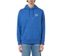 GANT Men's Script Graphic Sweat Hoodie Hooded Sweatshirt, Rich Blue, L