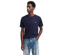 GANT Mens Seasonal Essential Embroidered Archive Shield T-Shirt XL 433 Evening Blue