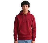 GANT Men's Regular Shield Pullover Hoodie, Plumped Red, L