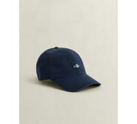 GANT Mens Shield Logo Cotton Twill Cap - 410 Marine - 410 Marine - One Size