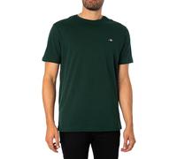 GANT Mens Shield Short Sleeve T-Shirt - Green 374 - M