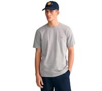 GANT Mens Shield Short Sleeve T-Shirt - Grey 094 - L