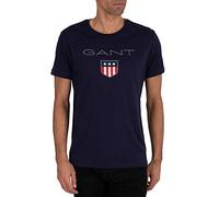 Gant Mens T Shirts Shield Logo Crew Neck Short Sleeve Cotton Summer Casual Tee