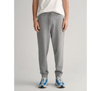 Gant Mens Shield Sweatpants - Grey Cotton - Size 38 (Waist)