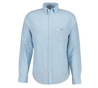 GANT Men's Shirt - Regular Cotton Linen Shirt, Linen-Cotton Blend, Solid...