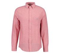 GANT Men's Shirt - Regular Cotton Linen Shirt, Linen-Cotton Blend, Solid...