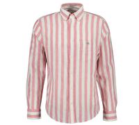 Gant Men's Shirt - Regular Cotton Linen Stripe Shirt, Linen-Cotton Blend, Ge...