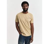 GANT Mens Eggshell Printed Graphic T-Shirt