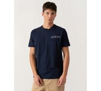 GANT Mens Short Sleeve Printed Graphic T-Shirt - 433 Evening Blue - 433 Evening Blue - L