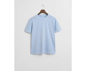 Gant Mens Short Sleeve Sunfaded T-Shirt - 457 Fresh Blue - 457 Fresh Blue - XXL